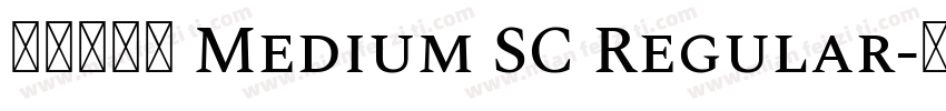 蒙纳凌慧体 Medium SC Regular字体转换